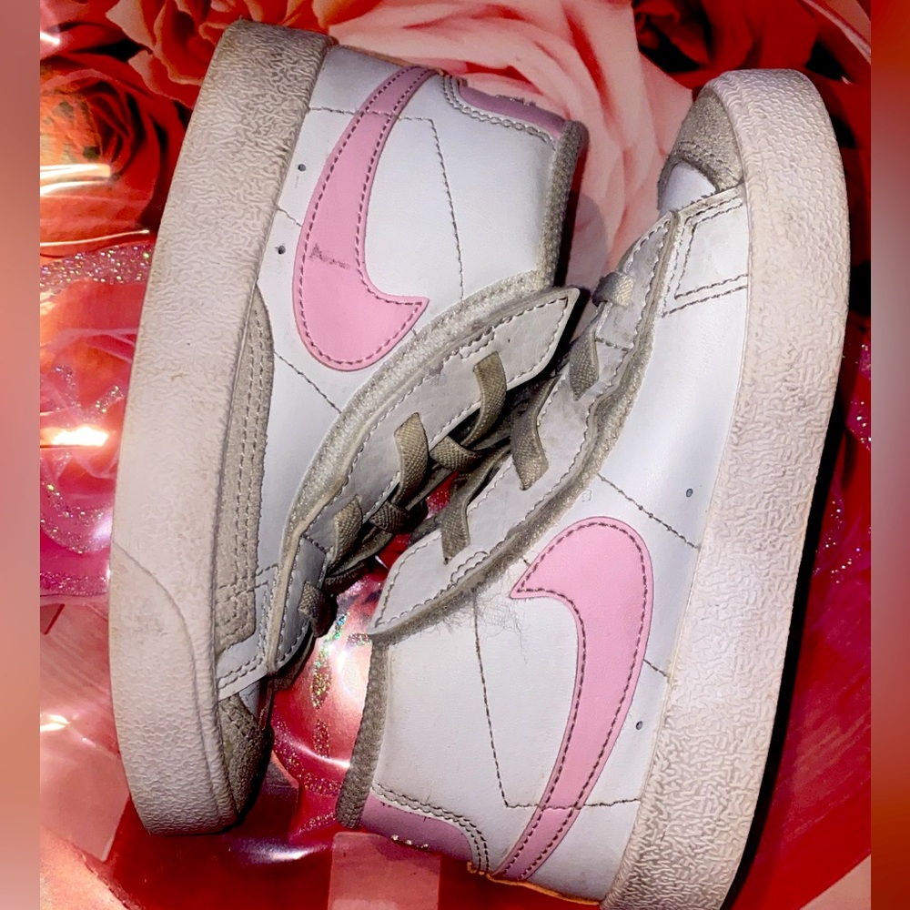 Pink Nike Blazers